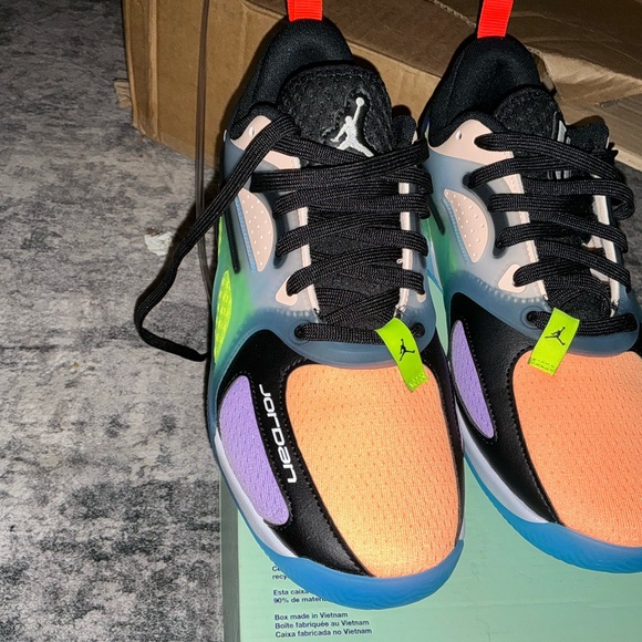 Jordan Other - Jordan Multicolor Sneakers with Black and Orange
